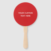 Canada Liefde aangepaste tekst hand fans Handwaaier (Achterkant)