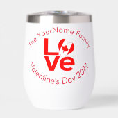 Canada LIEFDE Hart Vlag Rood Gepersonaliseerd (Voorkant)