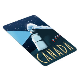 Canada Locomotief reisposter Magneet