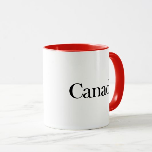 Canada Logotype Combo Mug (Devant droit)