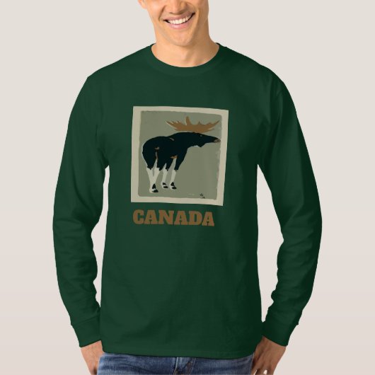 Canada, los tekst bewerken, T-Shirt (Voorkant)
