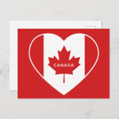 Canada Love briefkaart (Voorkant / Achterkant)