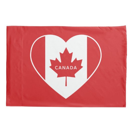 Canada Love Custom text Prolowcases Kussensloop (Achterkant)