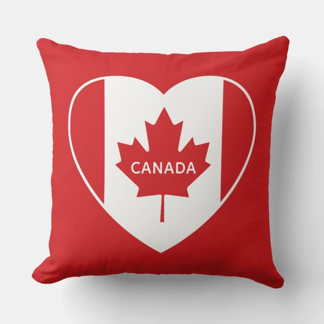 Canada Love personnalisées lancer des oreillers de (Recto)
