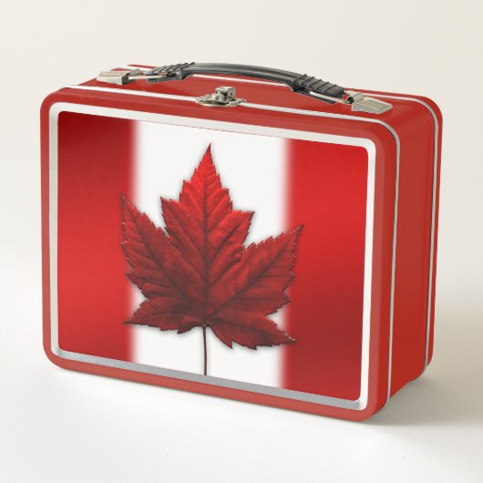 Canada Lunchbox Canada Flag Lunchboxes Aanpassen (Voorkant)