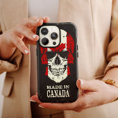 Canada Made in Canada coque iphone de crâne