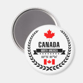 Canada Magneet (Voorkant / Achterkant)