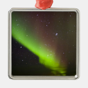 Canada, Manitoba, Churchill. Aurora Borealis Metalen Ornament