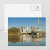 CANADA, Manitoba, Winnipeg: Esplanade Riel 2 Briefkaart (Voorkant / Achterkant)