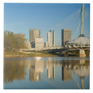 CANADA, Manitoba, Winnipeg: Esplanade Riel 2 Tegeltje