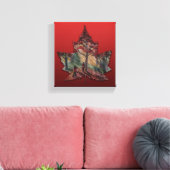 Canada Maple Leaf Art Prints - Canvas (Insitu (Woonkamer))