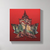 Canada Maple Leaf Art Prints - Canvas (Voorkant)