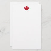 Canada Maple Leaf Briefpapier (Voorkant / Achterkant)