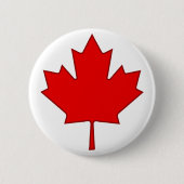 Canada Maple Leaf Button (Voorkant)