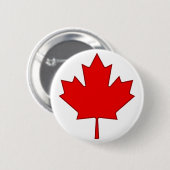 Canada Maple Leaf Button (Voorkant /achterkant)