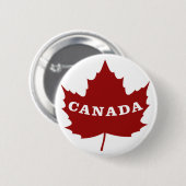 Canada Maple Leaf Button (Voorkant /achterkant)