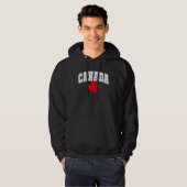 Canada Maple Leaf Canadian Flag Pride  6 Hoodie (Voorkant volledig)