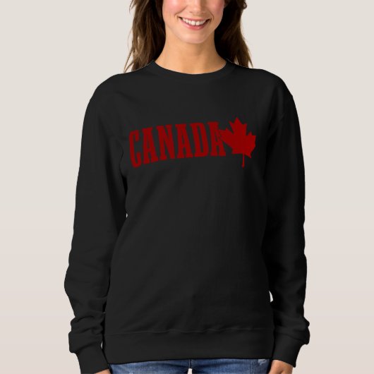 Canada Maple Leaf Canadian Flag Pride Patriotic  2 Trui (Voorkant)