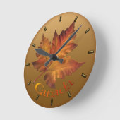 Canada Maple Leaf Clock Canada Souvenir Wall klok (Hoek)