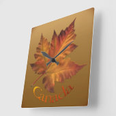 Canada Maple Leaf Clock Canada Souvenir Wall klok (Hoek)
