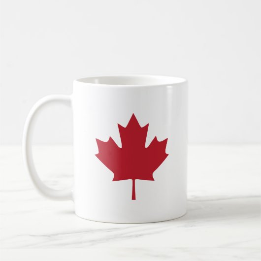 Canada Maple Leaf Coffee Mok (Links)