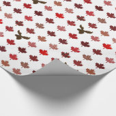 Canada Maple Leaf en Moose Cadeaupapier (Hoek)
