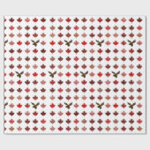 Canada Maple Leaf en Moose Cadeaupapier (Vlak)