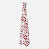 Canada Maple Leaf en Moose Pattern Stropdas (Achterkant)