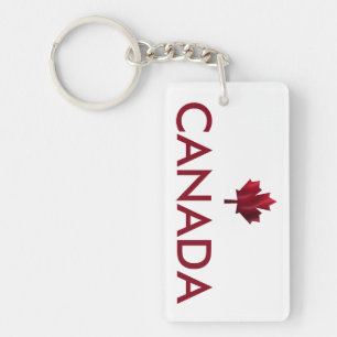 Canada Maple Leaf en Name Sleutelhanger