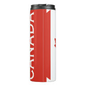 Canada Maple Leaf Flag Patriotisme Thermosbeker (Achterkant)