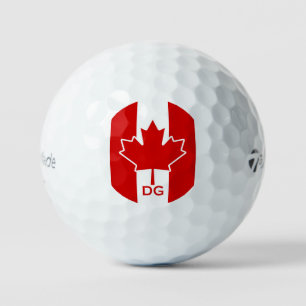 Canada Maple Leaf geparkeerd Golfballen