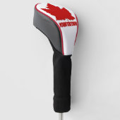 Canada Maple Leaf Golf Driver Hoesje Golfheadcover (Schuin)