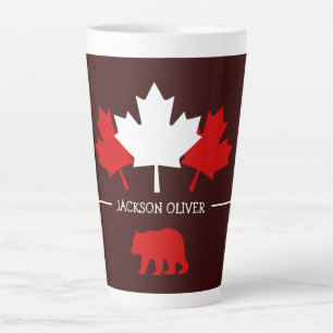 Canada Maple Leaf, Happy Canada Day, 1 juli Latte Mok