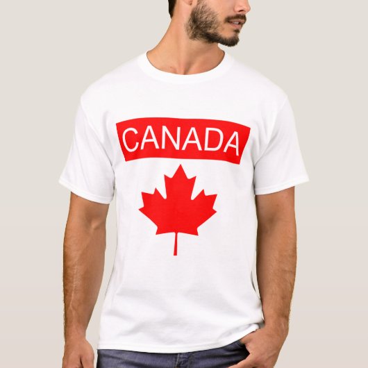Canada Maple Leaf Heren T-shirt (Voorkant)