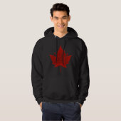 Canada Maple Leaf Hooded Sweatshirt Canada Hoodie (Voorkant volledig)