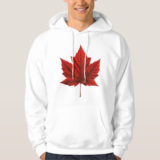 Canada Maple Leaf Hooded Sweatshirt Canada Hoodie (Voorkant)