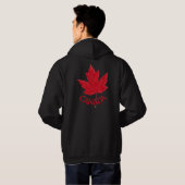 Canada Maple Leaf Hooded Sweatshirt Canada Hoodie (Achterkant volledig)