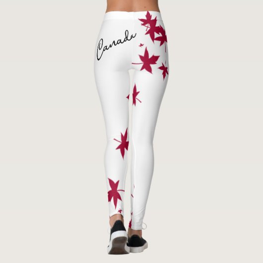 Canada Maple Leaf Leggings (Achterkant)
