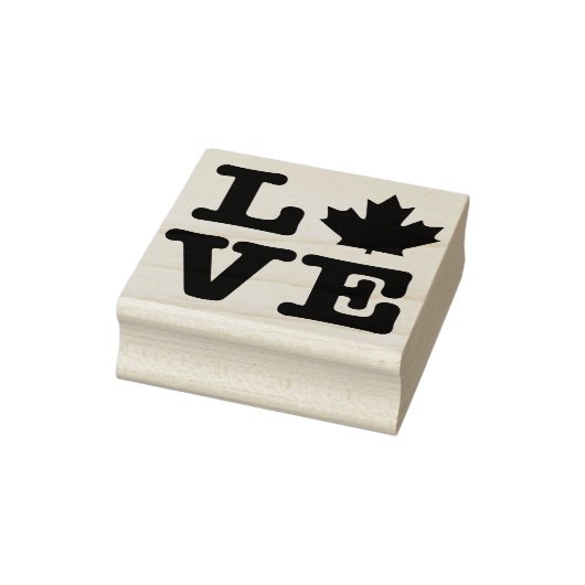 Canada Maple Leaf Love Rubberstempel (Stempel)