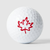 Canada Maple Leaf Patriotic Free niet te koop Golfballen (Voorkant)