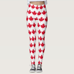 Canada Maple Leaf Patriotic Free niet te koop Leggings