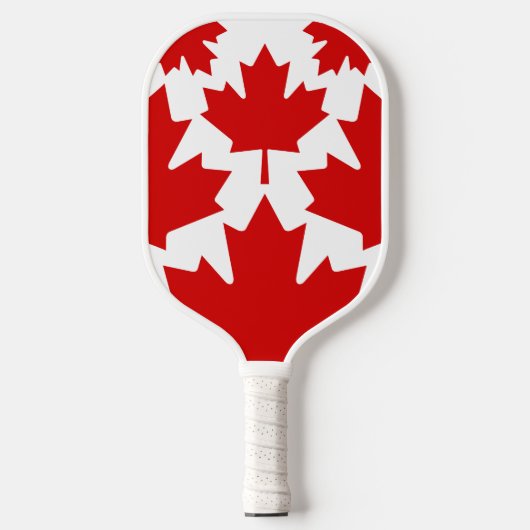 Canada Maple Leaf Pattern Pickleball Paddle (Voorkant)