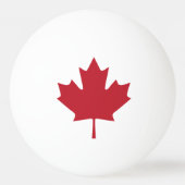 Canada Maple Leaf Ping Pong Ball (Voorkant)