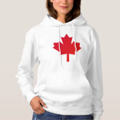 Canada Maple Leaf Red Hoodie (Voorkant)