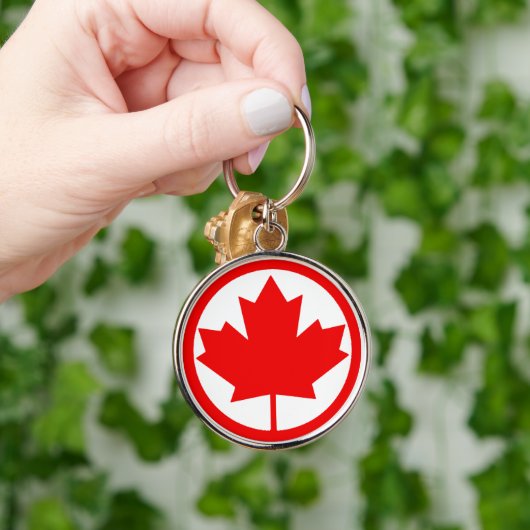 Canada Maple Leaf Sleutelhanger (Hand)