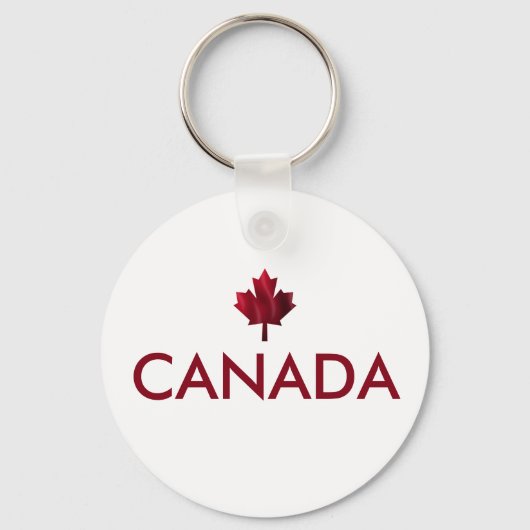 Canada Maple Leaf Sleutelhanger (Voorkant)