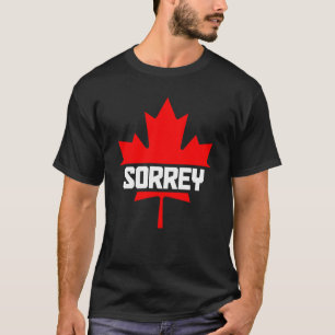 Canada Maple Leaf Sorrey Canadese vlag 1 T-shirt