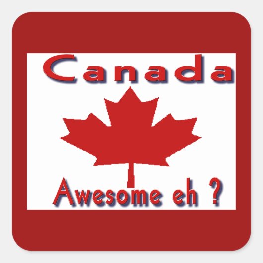 canada maple leaf stickers (Voorkant)