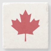 Canada Maple Leaf Stone Onderzetter (Voorkant)