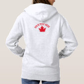 Canada Maple Leaf Sweat à capuche pour femmes (Dos)